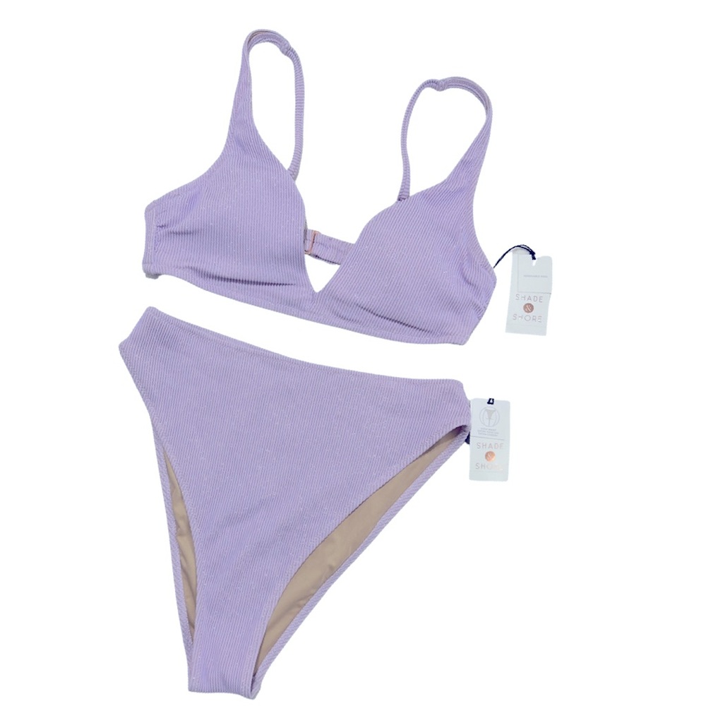 Women’s Lavender High Waisted Swimsuit (NWT)